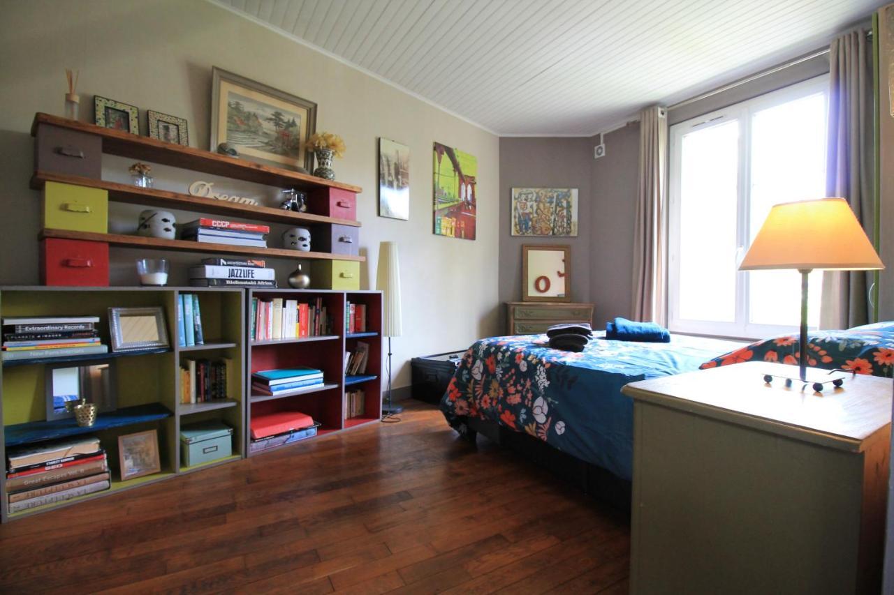 Disponible - Appartement Entier - Ligne H 15Mn Paris-Gare Du Nord, Parking Rue Gratuit, 4 Pers, Station De Train En Face Toutes Les 15Mn, Hippodrome, Cdfas, Universite, Borne Electrique, 1Er Etage Eaubonne Exteriör bild