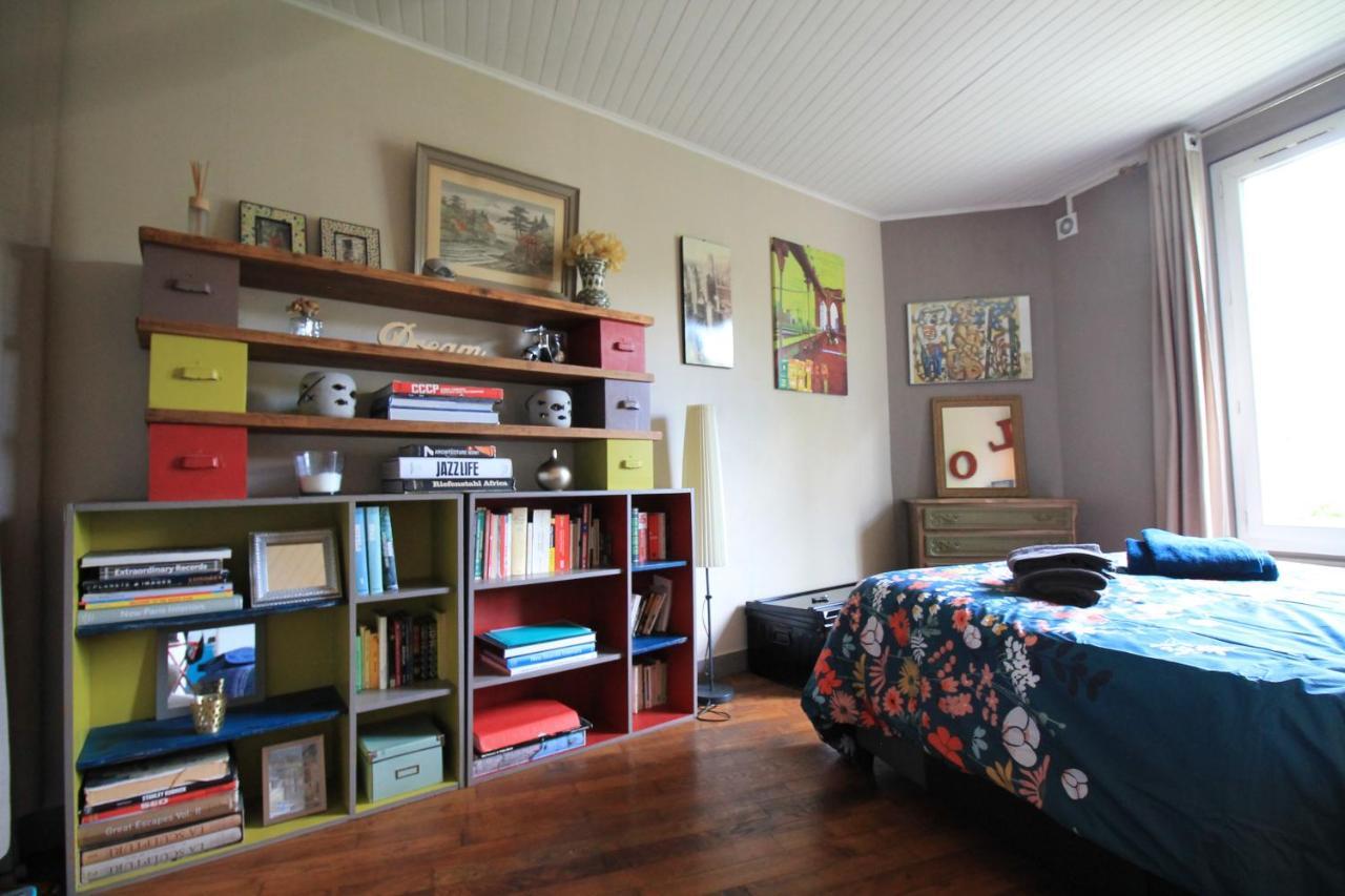 Disponible - Appartement Entier - Ligne H 15Mn Paris-Gare Du Nord, Parking Rue Gratuit, 4 Pers, Station De Train En Face Toutes Les 15Mn, Hippodrome, Cdfas, Universite, Borne Electrique, 1Er Etage Eaubonne Exteriör bild