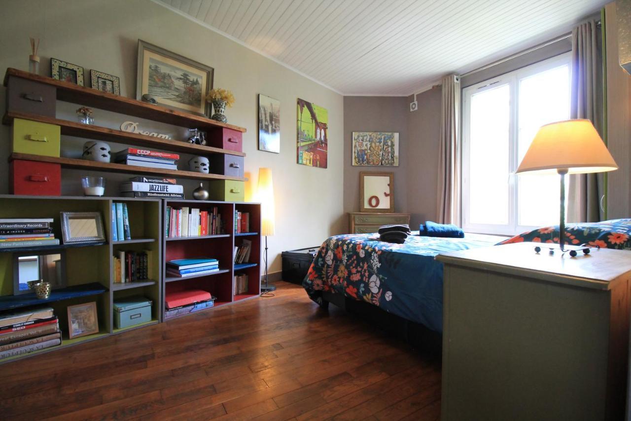 Disponible - Appartement Entier - Ligne H 15Mn Paris-Gare Du Nord, Parking Rue Gratuit, 4 Pers, Station De Train En Face Toutes Les 15Mn, Hippodrome, Cdfas, Universite, Borne Electrique, 1Er Etage Eaubonne Exteriör bild