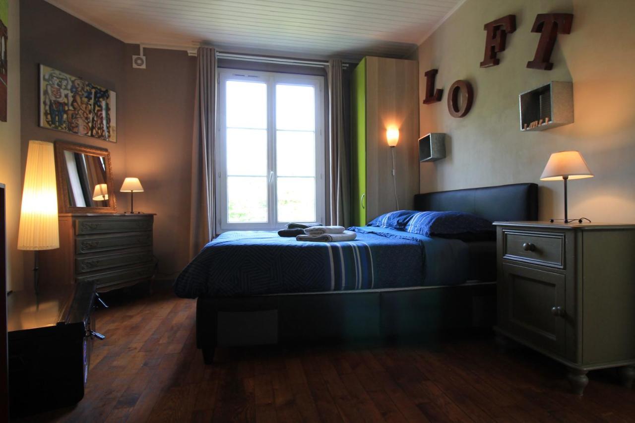 Disponible - Appartement Entier - Ligne H 15Mn Paris-Gare Du Nord, Parking Rue Gratuit, 4 Pers, Station De Train En Face Toutes Les 15Mn, Hippodrome, Cdfas, Universite, Borne Electrique, 1Er Etage Eaubonne Exteriör bild