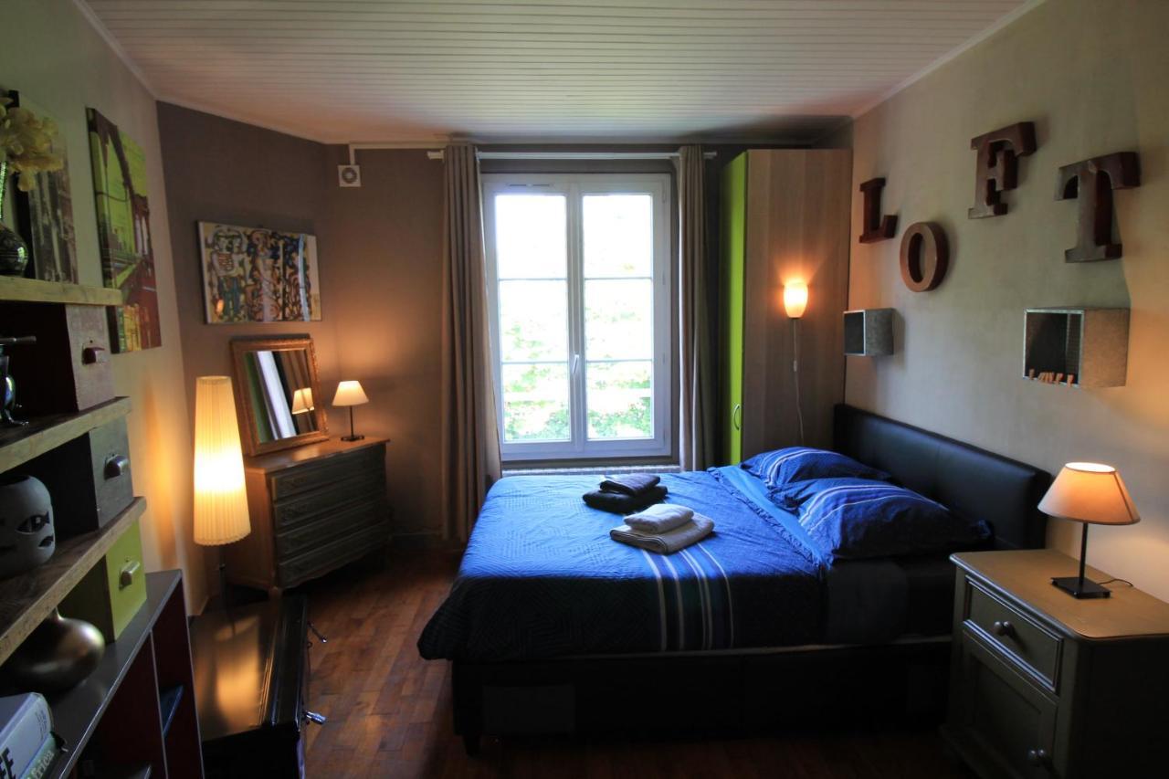 Disponible - Appartement Entier - Ligne H 15Mn Paris-Gare Du Nord, Parking Rue Gratuit, 4 Pers, Station De Train En Face Toutes Les 15Mn, Hippodrome, Cdfas, Universite, Borne Electrique, 1Er Etage Eaubonne Exteriör bild